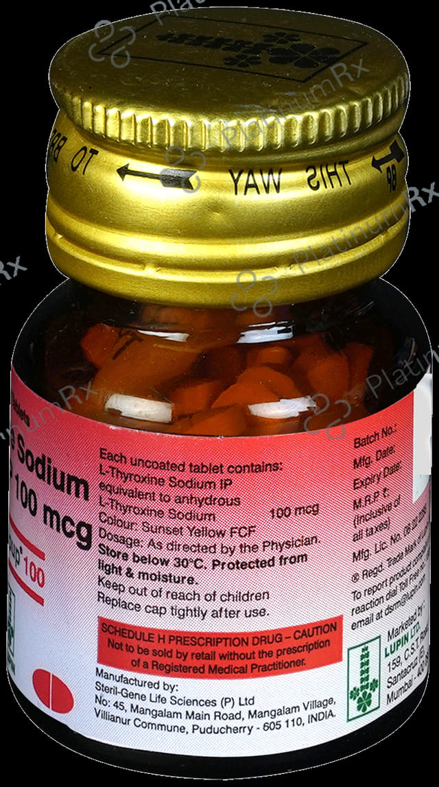 Thyroup 100mg Tablet 120s