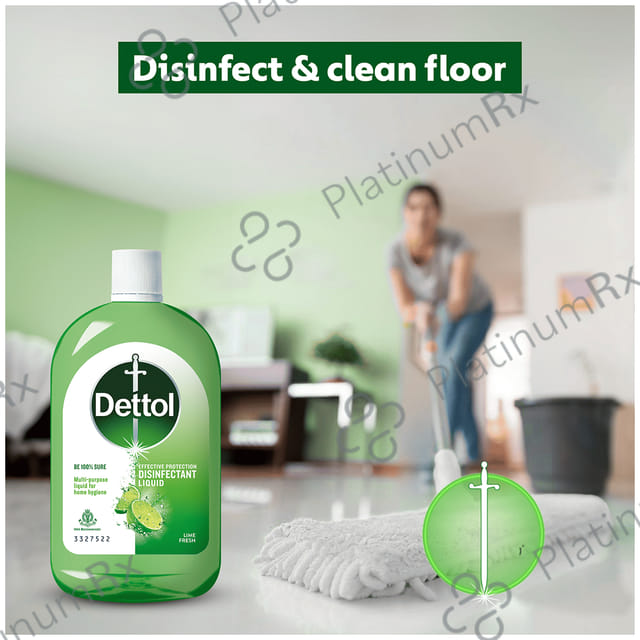 Dettol Multi Purpose Disinfectant Lime Fresh Liquid 550ml