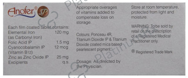 Anofer SP Tablet 10s