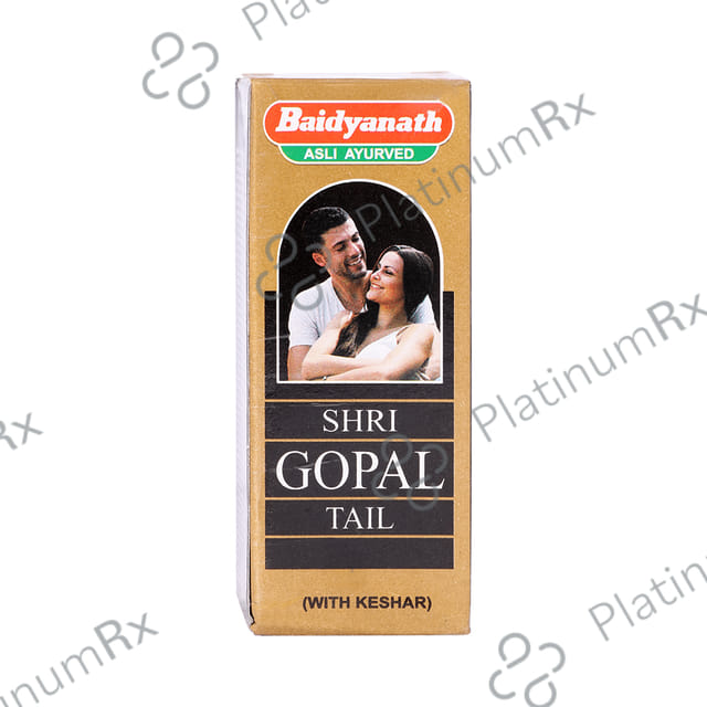 Baidyanath (Jhansi) Shri Gopal Tail (with Keshar) 50 ml