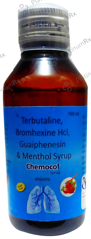 Chemocof Syrup Strawberry Sugar Free