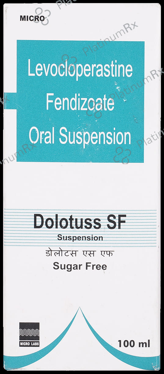 Dolotuss SF Oral Suspension Sugar Free