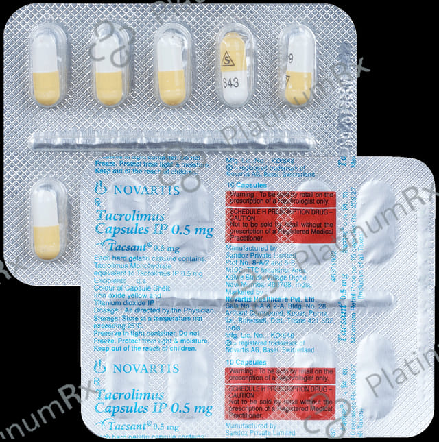 Tacsant 0.5mg Capsule 10 Capsule