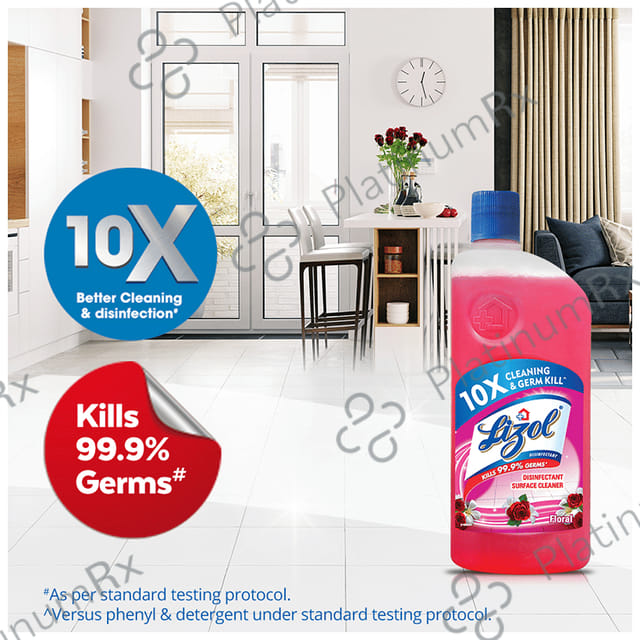 Lizol Disinfectant Surface Cleaner Floral 625 ml