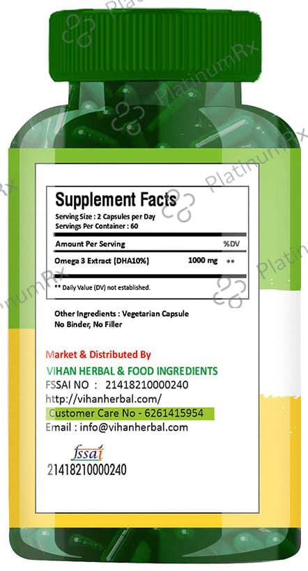 Purely Organics Vega Omega 3 Capsule 60s
