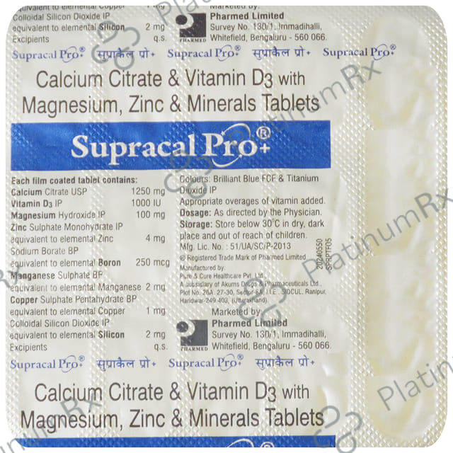 Supracal Pro Plus Tablet 15s