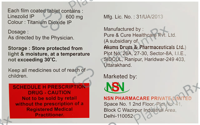 NSL 600mg Tablet 10s