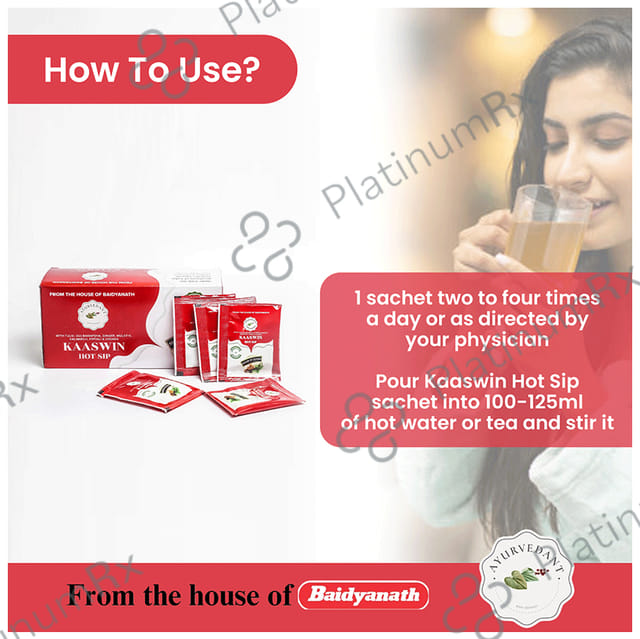 Baidyanath (Jhansi) Kaaswin Hot Sip Sachet (4gm Each)