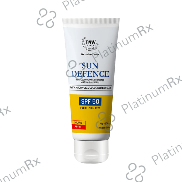 TNW The Natural Wash SPF 50 Sun Defence Cream 50gm