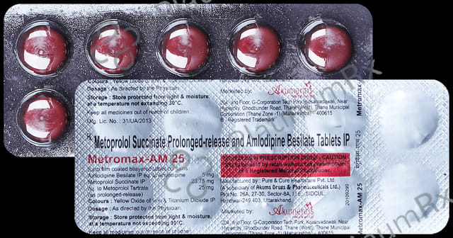 Metromax AM 5/25mg Tablet 10s