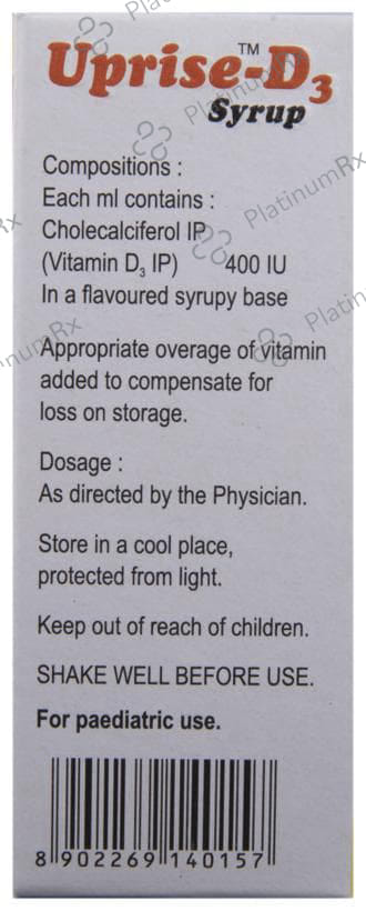 Uprise D3 60000IU Syrup 30ml
