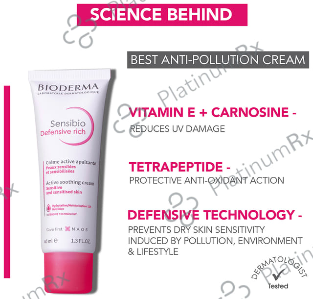 Bioderma Sensibio Defensive Rich Active Soothing Cream