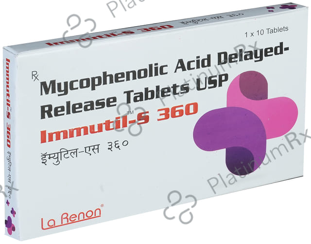 Immutil S 360mg Tablet DR 10s