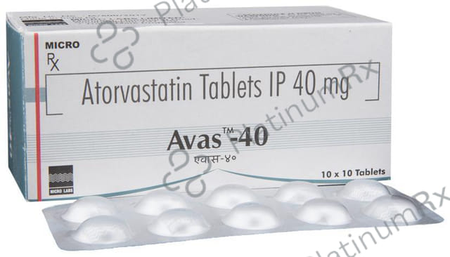 Avas 40mg Tablet 10s