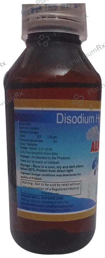 Alkadium 1.53gm Syrup 100ml