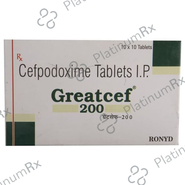 Greatcef 200mg Tablet 10s