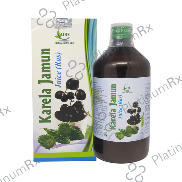 Cure Herbal Remedies Karela Jamun Juice (Ras) 200 ml