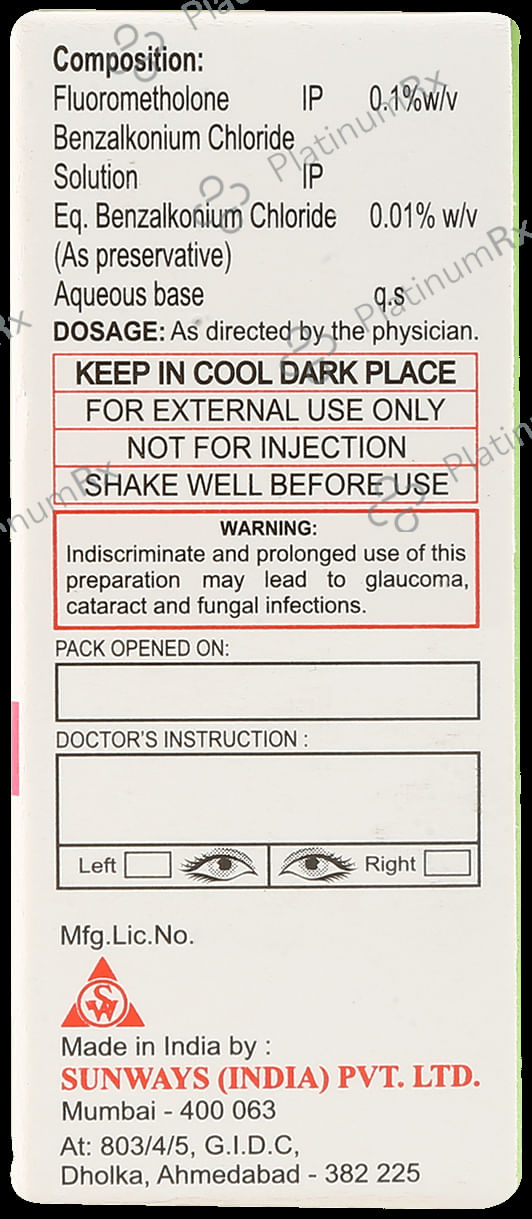 Fluocin Ophthalmic Suspension 5ml