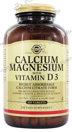 Solgar Calcium Magnesium with Vitamin D3 Tablet 300 tablets