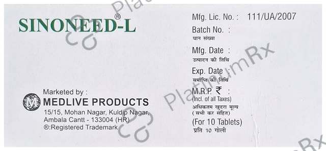 Sinoneed-L Tablet