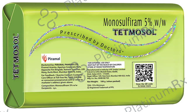 Tetmosol Medicated 5% Soap 100gm