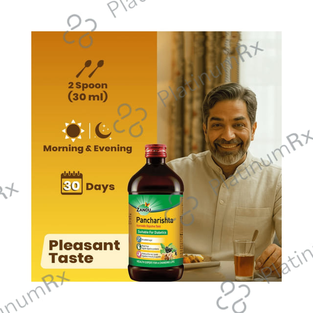 Zandu Pancharishta Ayurvedic Digestive Tonic Suitable for Diabetics 450ml