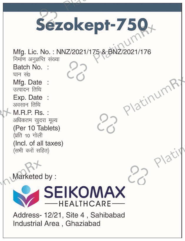 Sezokept 750 Tablet