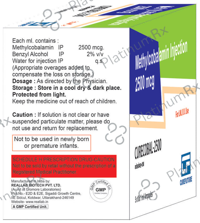 Curecobal 2500 Injection 2ml