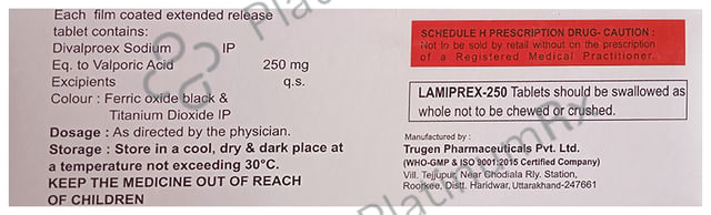 Lamiprex 250 Tablet ER 10s