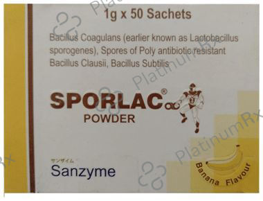 Sporlac AB 1gm Banana Sachet 50s