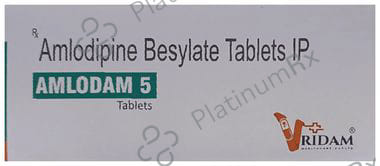 Amlodam 5mg Tablet 10s