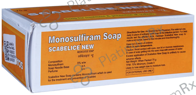 Scabelice New Medicated Soap 75gm