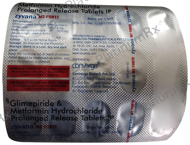 Zyvana M 2 Forte Tablet PR