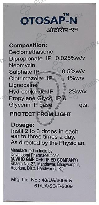 Otosap-N Ear Drop