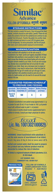 Similac Advance Stage 2 Follow Up Formula (6 to 12 months) Powder 400gm