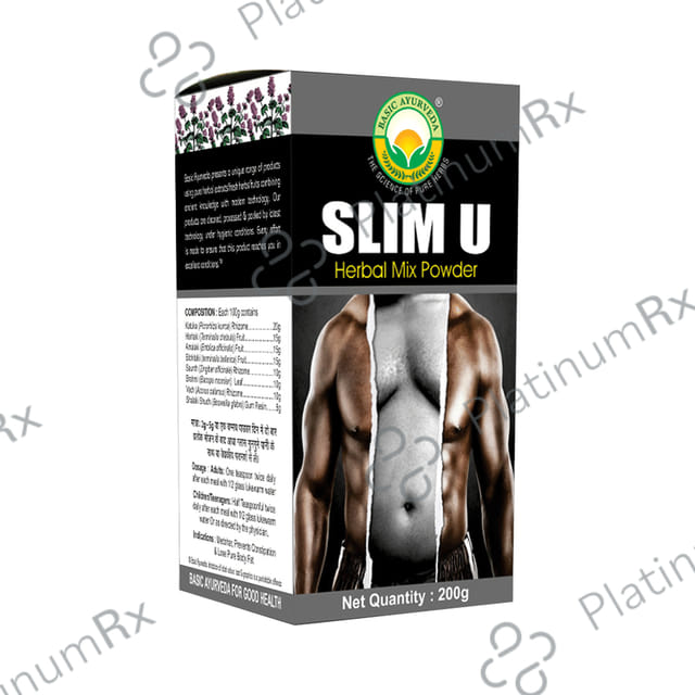 Basic Ayurveda Slim U Herbal Mix Powder