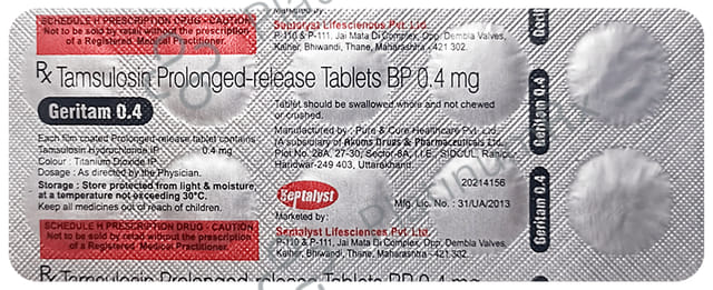 Geritam 0.4mg Tablet ER 10s