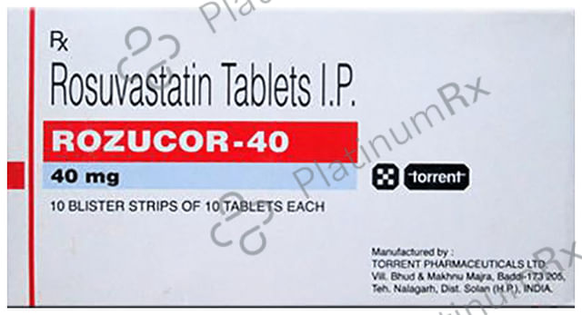 Rozucor 40mg Tablet 10s