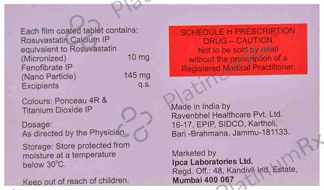 Rxtor F 145/10mg Tablet 10s