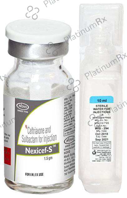 Nexicef-S 1.5gm Injection