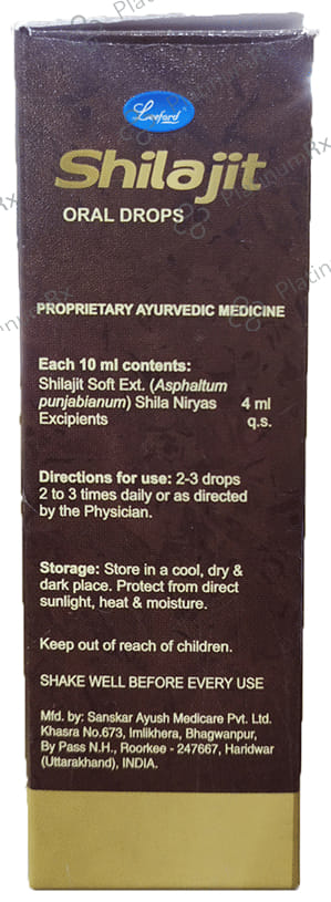 Leeford Shilajit Oral Drop