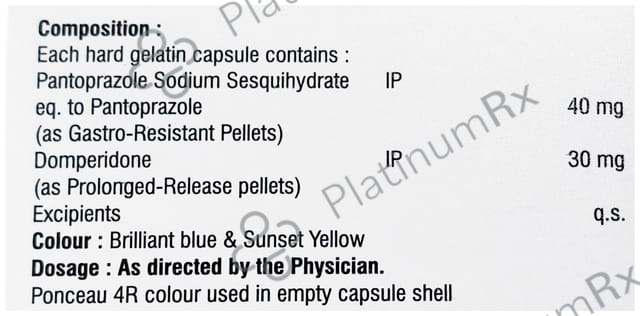 Parezin DSR 30/40mg Capsule PR 10s