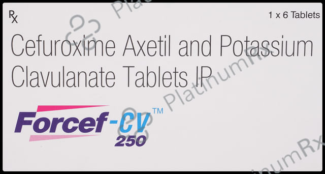 Forcef CV 250/62.5mg Tablet 6s