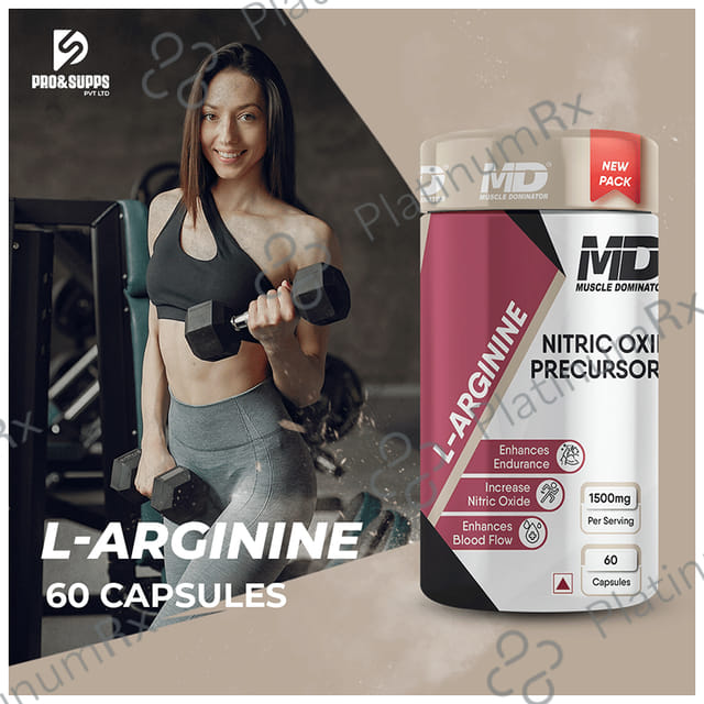 Muscle Dominator L-Arginine 1500mg Capsule