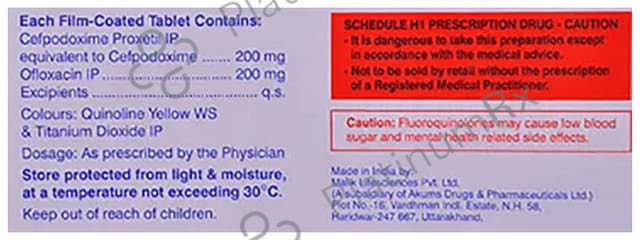 Cedon Plus 200 mg/200 mg Tablet