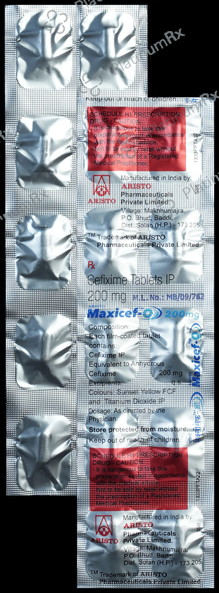 Maxicef O 200mg Tablet 10s