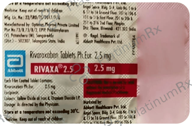 Rivaxa 2.5mg Tablet 15s