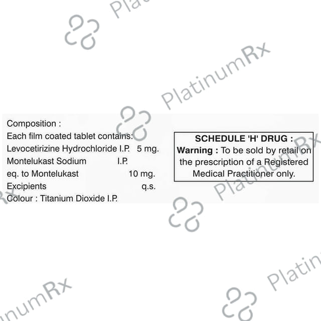Monterax L 5/10mg Tablet 10s