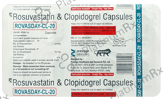Rovasday CL 20/75mg Capsule 10s