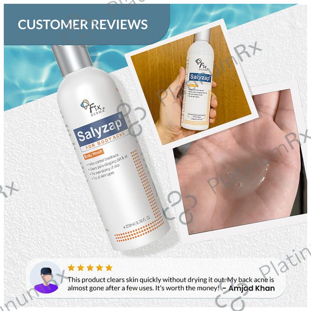 Fixderma Salizap For Body Acne Body Wash